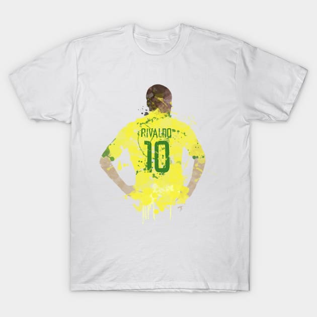 Rivaldo - Brazil Legend T-Shirt by FootballArcade